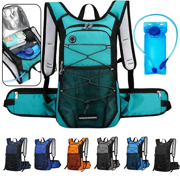 Outdoor Waterproof Cycling Rucksack with 2L Water Bag