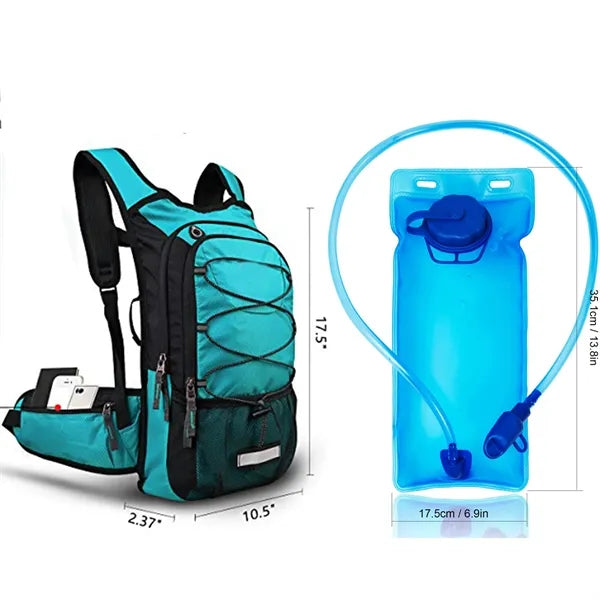 Outdoor Waterproof Cycling Rucksack with 2L Water Bag
