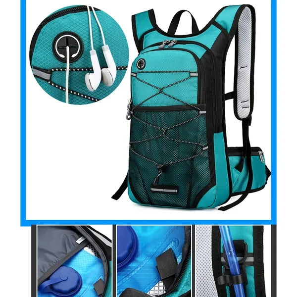 Outdoor Waterproof Cycling Rucksack with 2L Water Bag