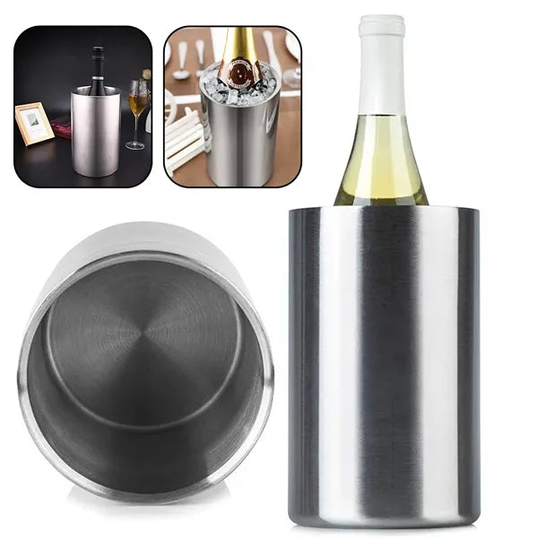 Stainless Steel Wine Champagne Beer Chiller Ice Bucket