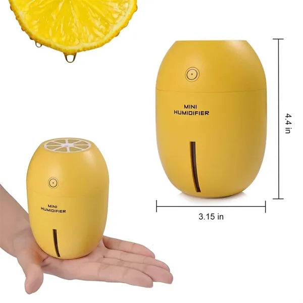Compact Luminous USB Humidifier in Four Colors Versatile Use