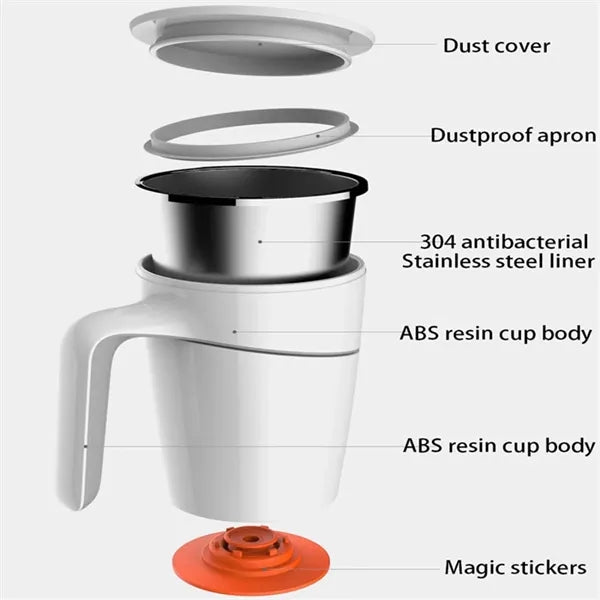 Insulated Mug with Leak-Proof Lid and Non-Slip Suction Base