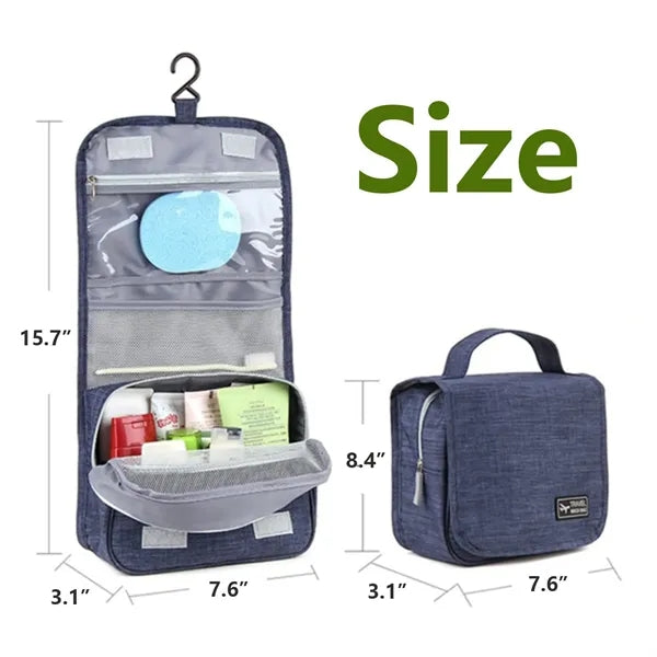 Hanging Portable Water-resistant Travel Toiletry Bag