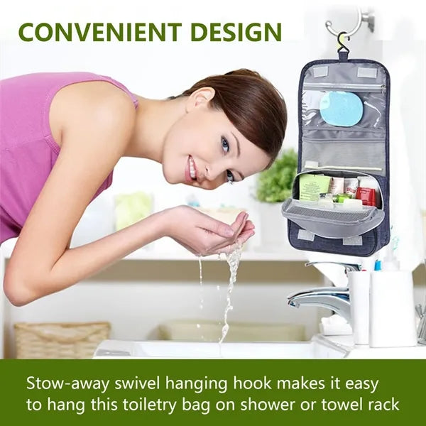 Hanging Portable Water-resistant Travel Toiletry Bag