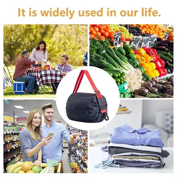 Eco-Friendly Large Washable Waterproof Shopping Tote Bag