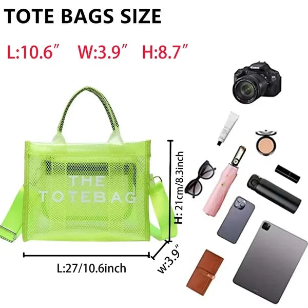 Waterproof PVC Tote Bag Large Capacity Organized