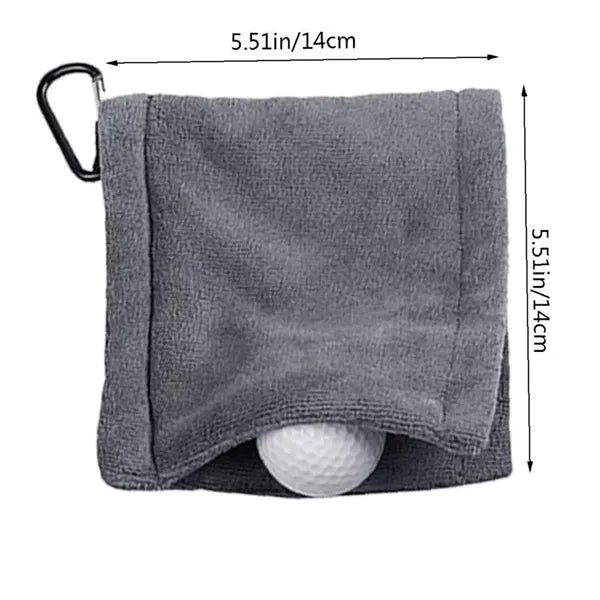 Golf Ball Towel with Clip Portable Cleaner