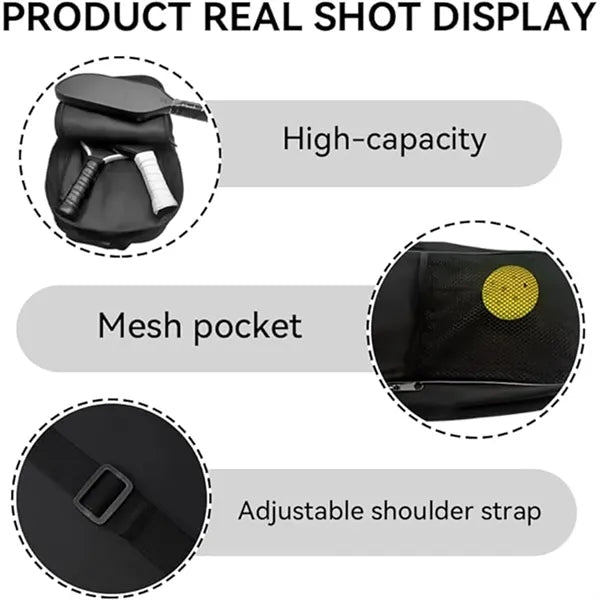 Essential Pickleball Paddle Carry Bag Secure Stylish