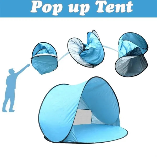 Portable Pop Up Beach Tent Quick Set up Sun Shade Shelter