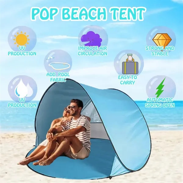 Portable Pop Up Beach Tent Quick Set up Sun Shade Shelter