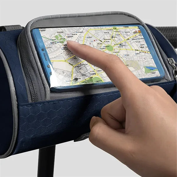 Lightweight Waterproof Bicycle Front Bag Touch screen Pocket