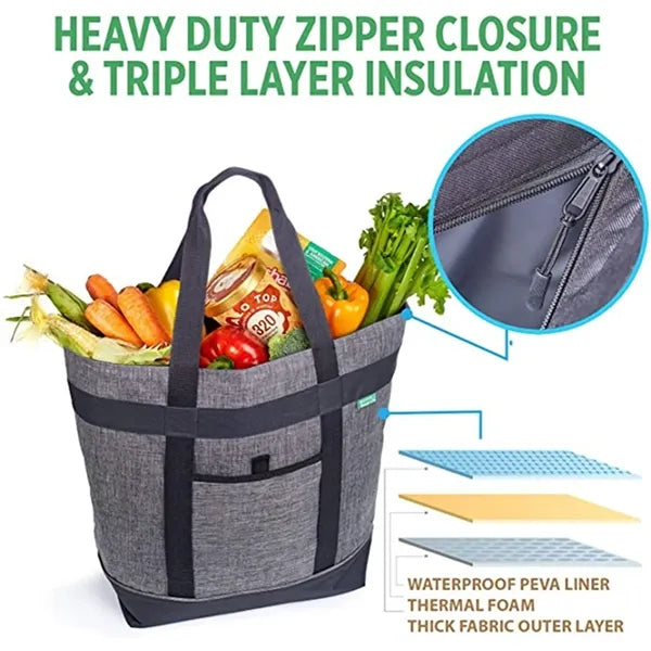 Premium Jumbo Insulated Collapsible Soft Cooler Bag