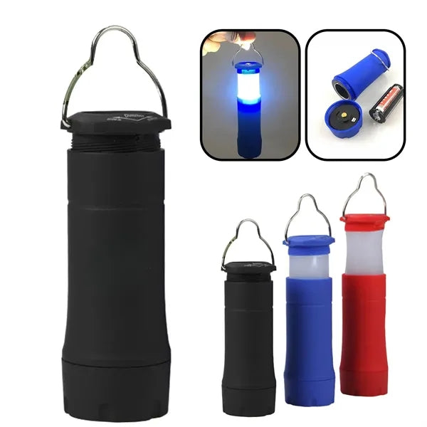 Rubber Coated Telescoping Focus Camping Lantern LED Light