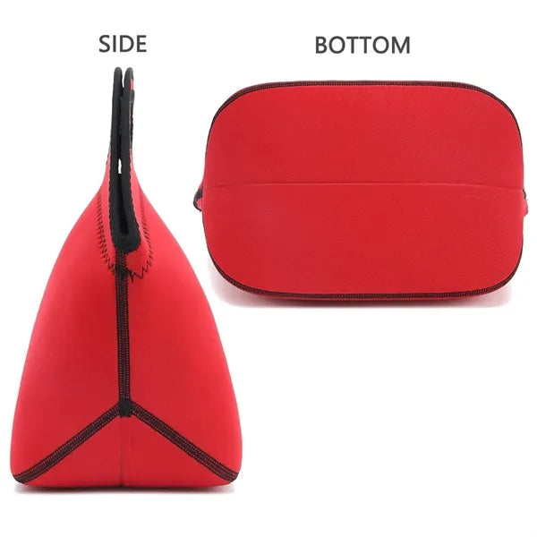 Tote Bag Waterproof with Zipper Grocery Lunch Container