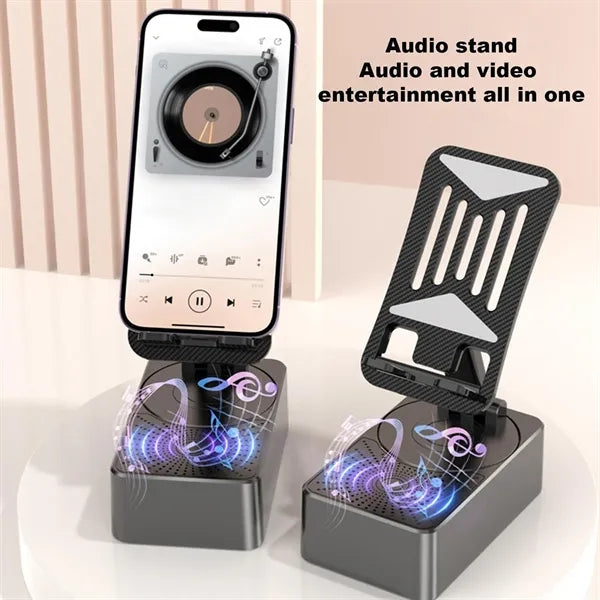 3-in-1 mobile Bluetooth audio power bank phone holder