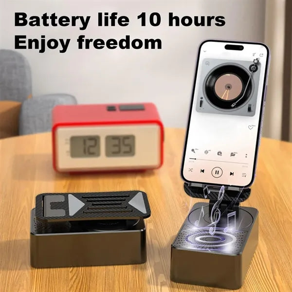 3-in-1 mobile Bluetooth audio power bank phone holder
