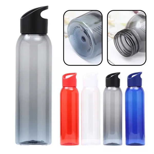 22oz Durable Plastic Sports Water Bottles with Handle