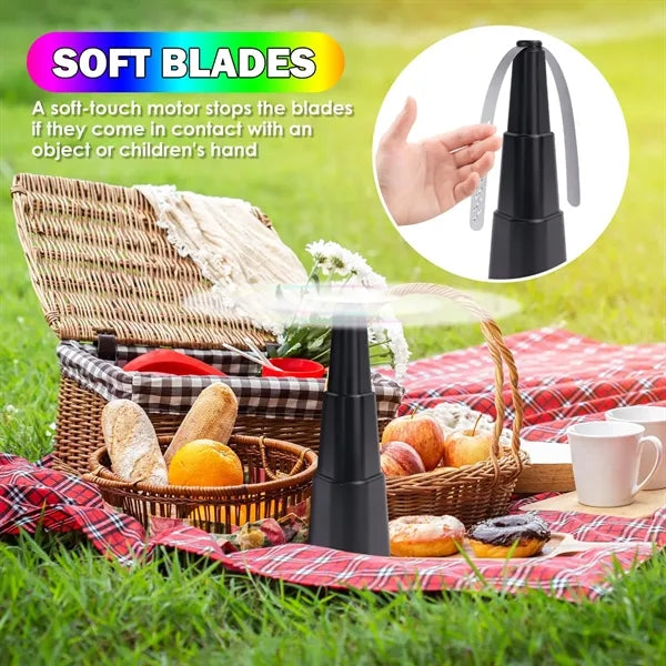 Portable Outdoor Mosquito repellent Fly Fan for Table