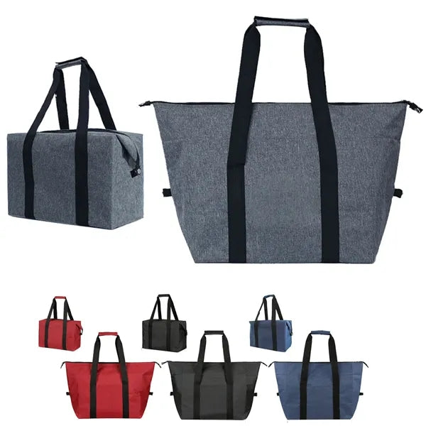 Large Capacity Collapsible Insulated Outdoor Cooler Bag
