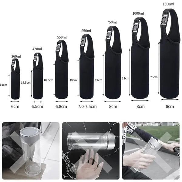 Neoprene Portable Water Bottle Crossbody Bag