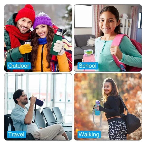 Neoprene Portable Water Bottle Crossbody Bag