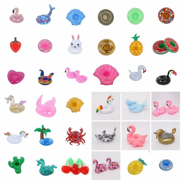 Outdoor Inflatable Cup Holder Floatable Drink Companion