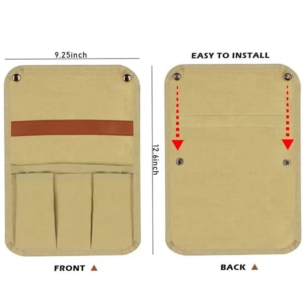Outdoor Chair Armrest Pocket Bag Smartphone Storage Travel