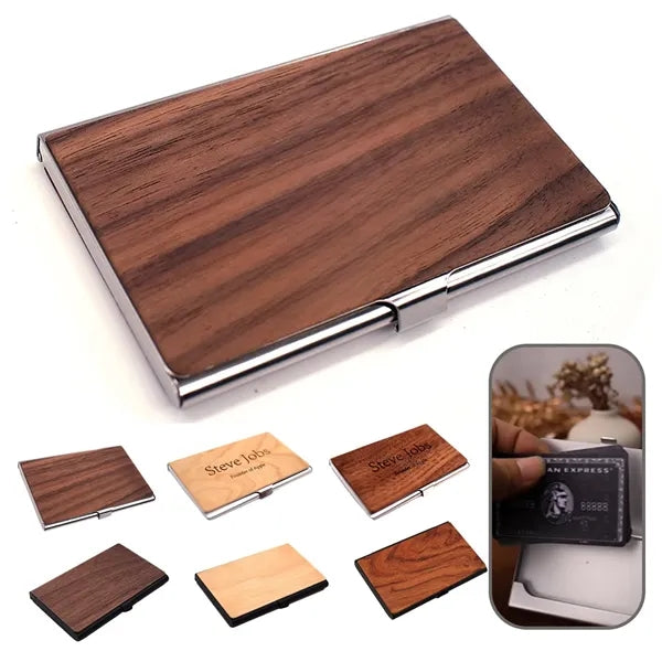 Wooden Business Card Holder