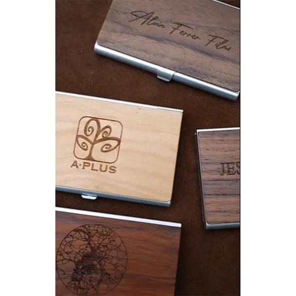 Wooden Business Card Holder