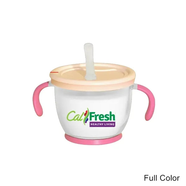 5/5.4/8 oz Dual-Handle Sprout Press-Flow Training Sippy Cup