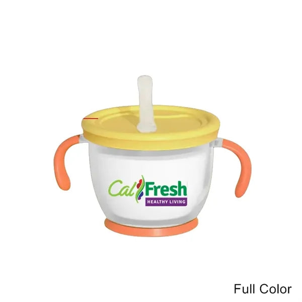 5/5.4/8 oz Dual-Handle Sprout Press-Flow Training Sippy Cup