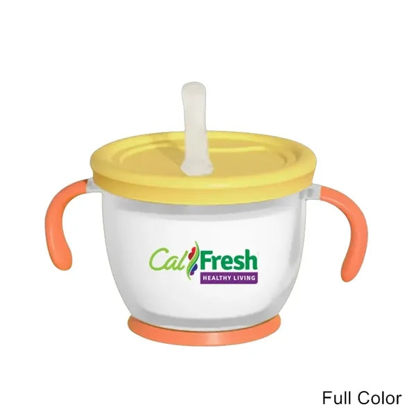 5/5.4/8 oz Dual-Handle Sprout Press-Flow Training Sippy Cup