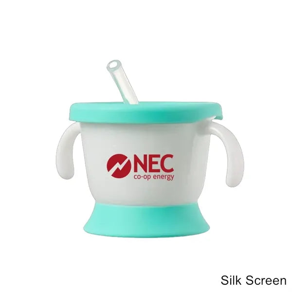 5/5.4/8 oz Dual-Handle Sprout Press-Flow Training Sippy Cup