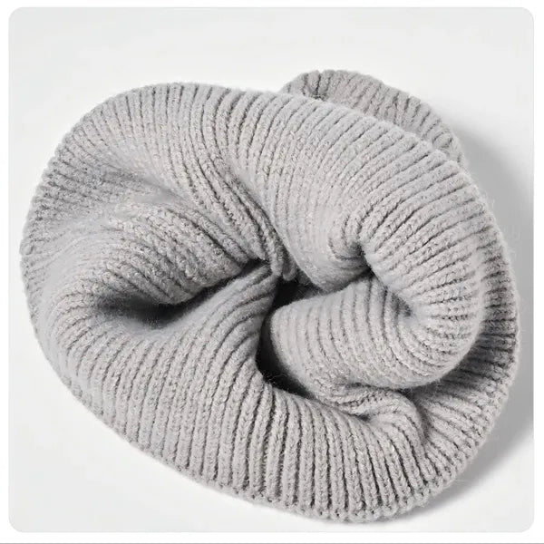 Logo Embroidered Knit Cap (Autumn & Winter)