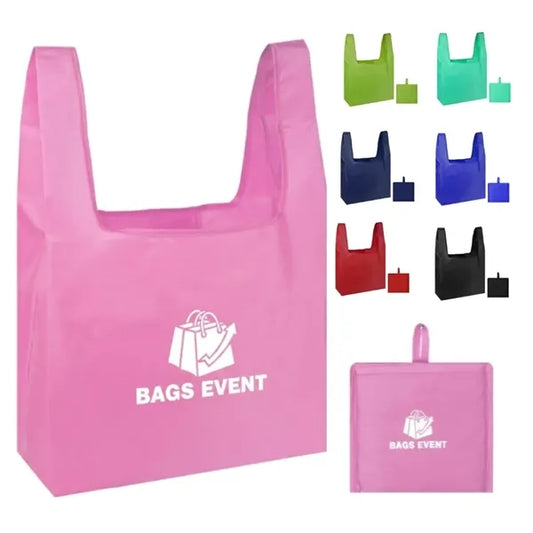 Printed Foldable Grocery Shopping Tote Bag