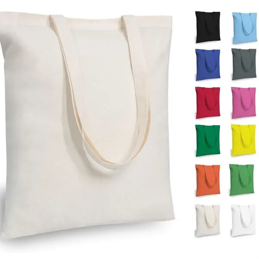 Eco-Friendly Canvas Tote Bags (Customizable)