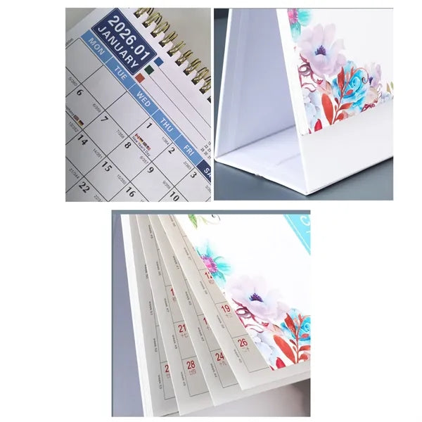 Full-Color Custom Desktop Tent Calendar