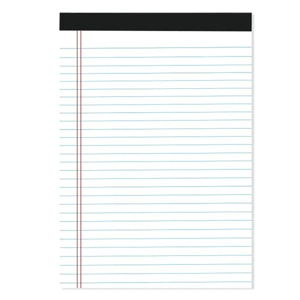Tearable A4 Lined Writing Legal Pads