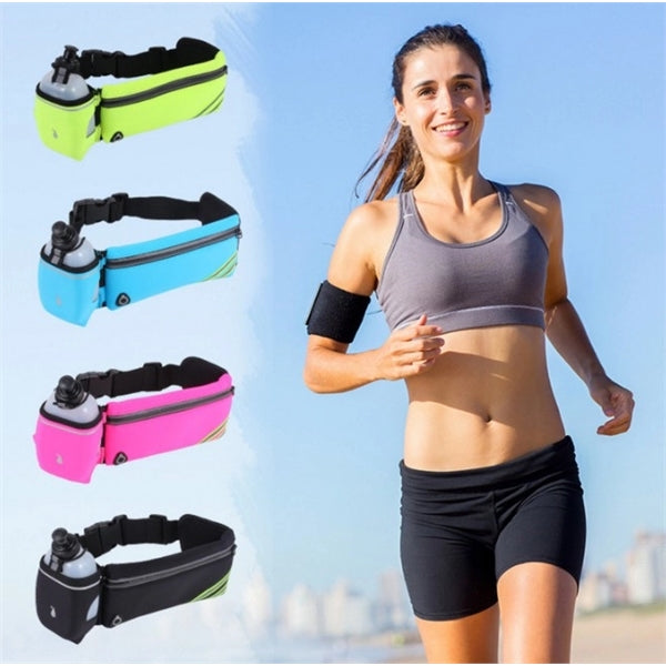 Lycra Sport Waist Bag Pack with Kettle pockets