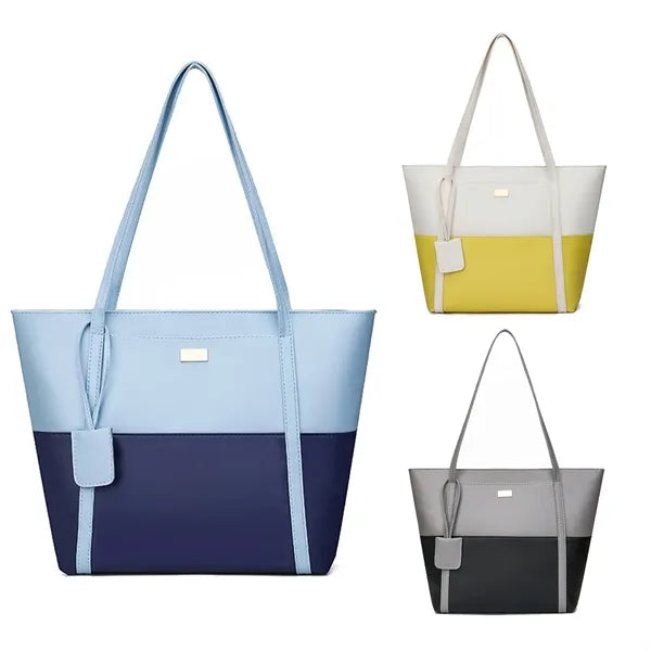 Soft Vegan Leather Tote Convertible Large Capacity