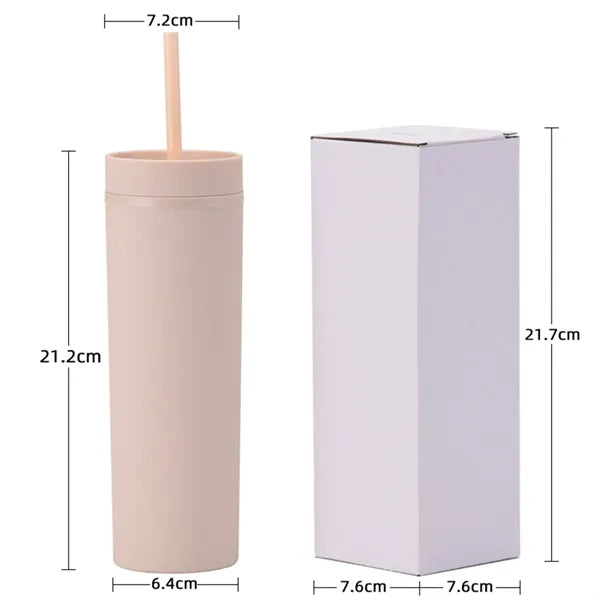 16oz Double Wall Matte Pastel Colored Tumblers
