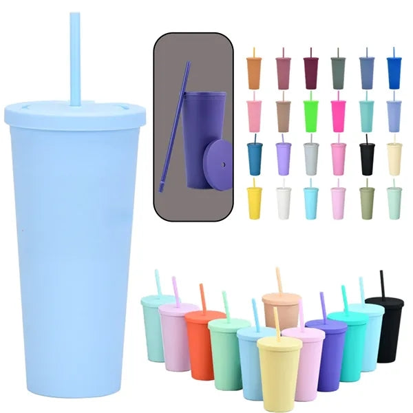 24oz Insulated CustomizableVibrant Pastel Tumblers