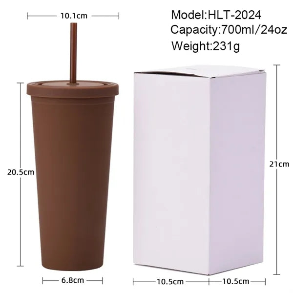 24oz Insulated CustomizableVibrant Pastel Tumblers
