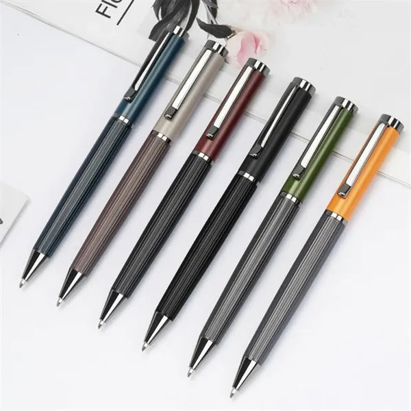 Matte Brass Twist Ballpoint Pen Executive