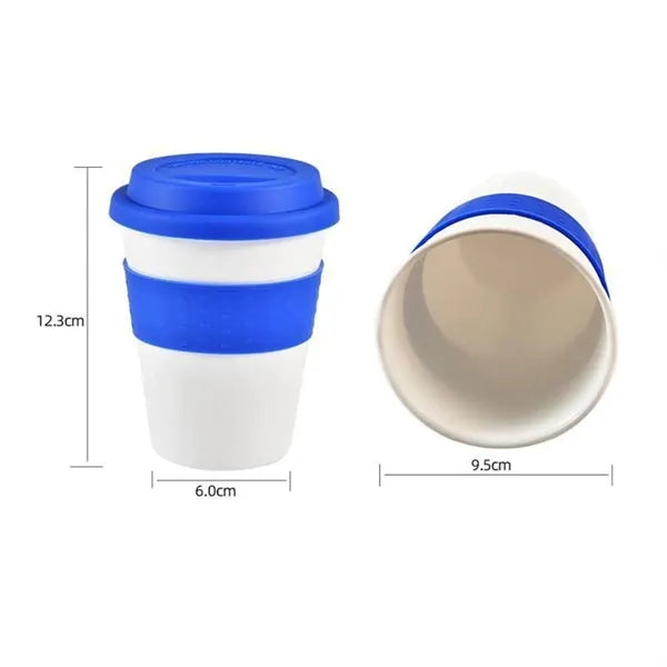 Anti-Fall Portable PP Silicone Coffee Cup with Sealed Lid