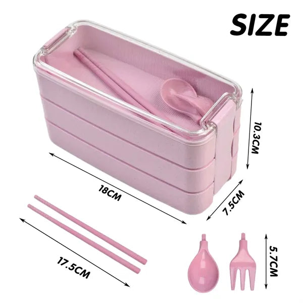 Versatile & Sustainable Bento Box for Mindful Mealtime