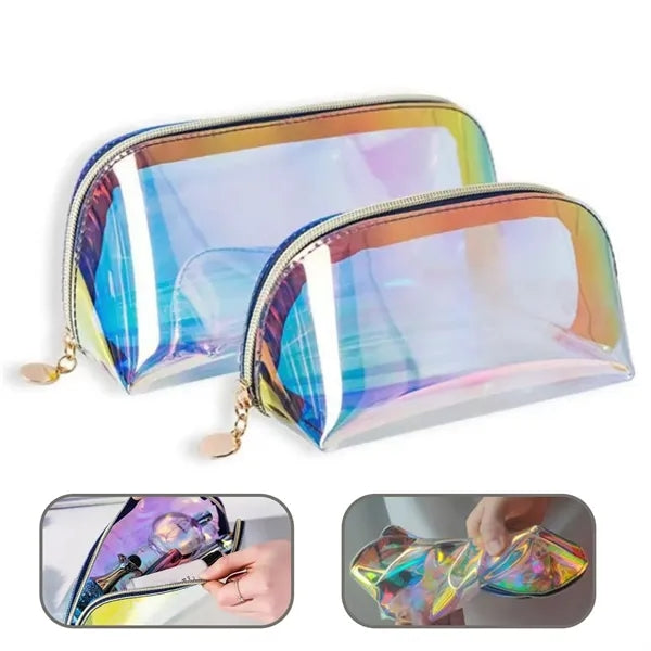 Holographic PVC Makeup Bag