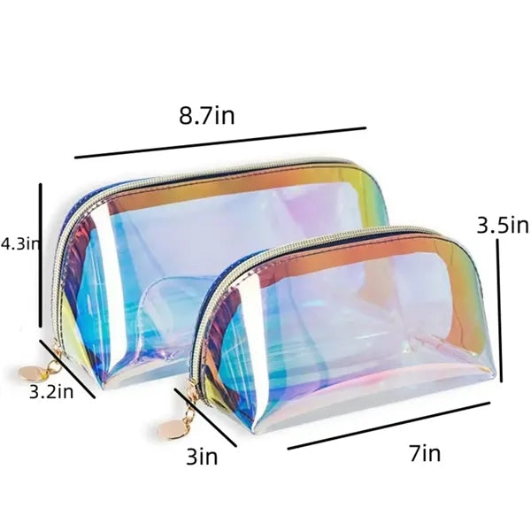 Holographic PVC Makeup Bag