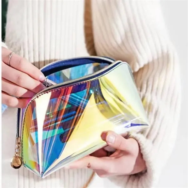 Holographic PVC Makeup Bag