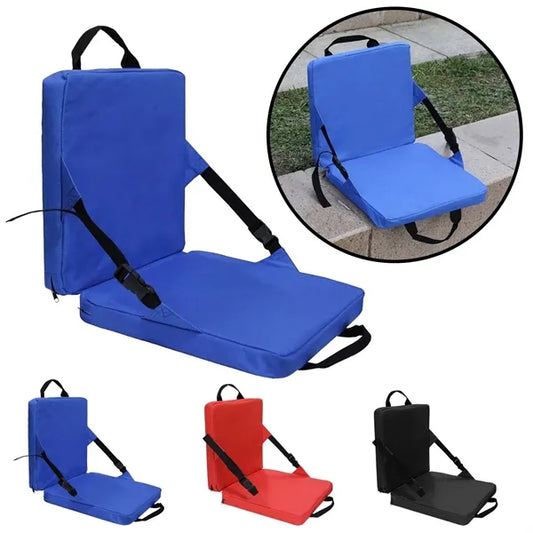 Portable Oxford Cloth Folding Cushion Outdoor Stadium Chair